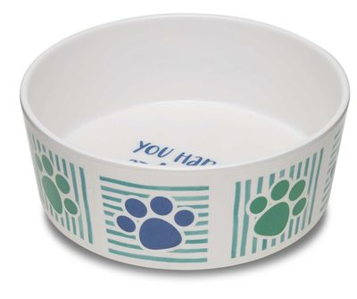 Dolce Had Me At Woof Dog Bowl - Large