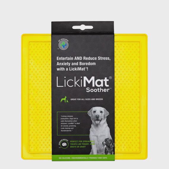 LickiMat Soother Mat - Yellow