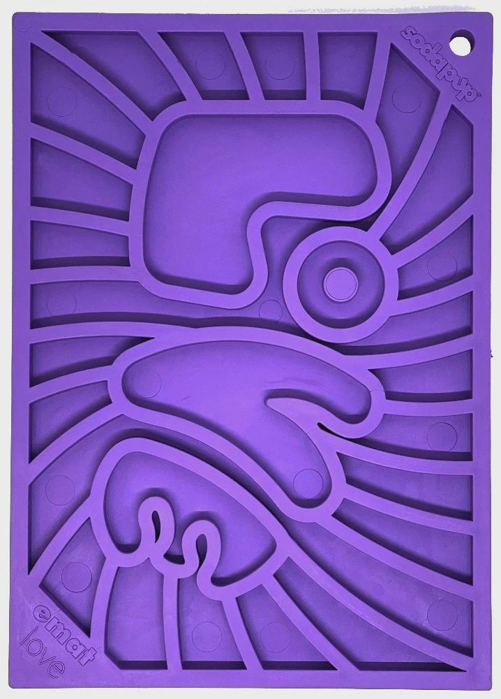 Sodapup Groovy Love Enrichment Lick Mat - Small