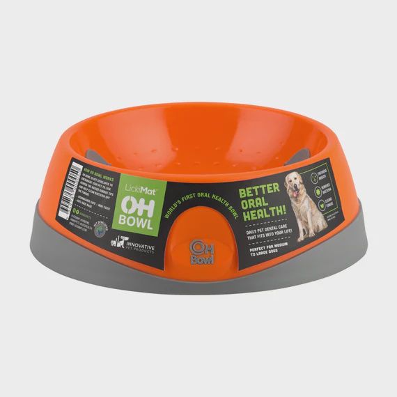 LickiMat OH Bowl Large Orange