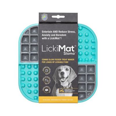 LickiMat Slomo Feeder For Dogs- Blue