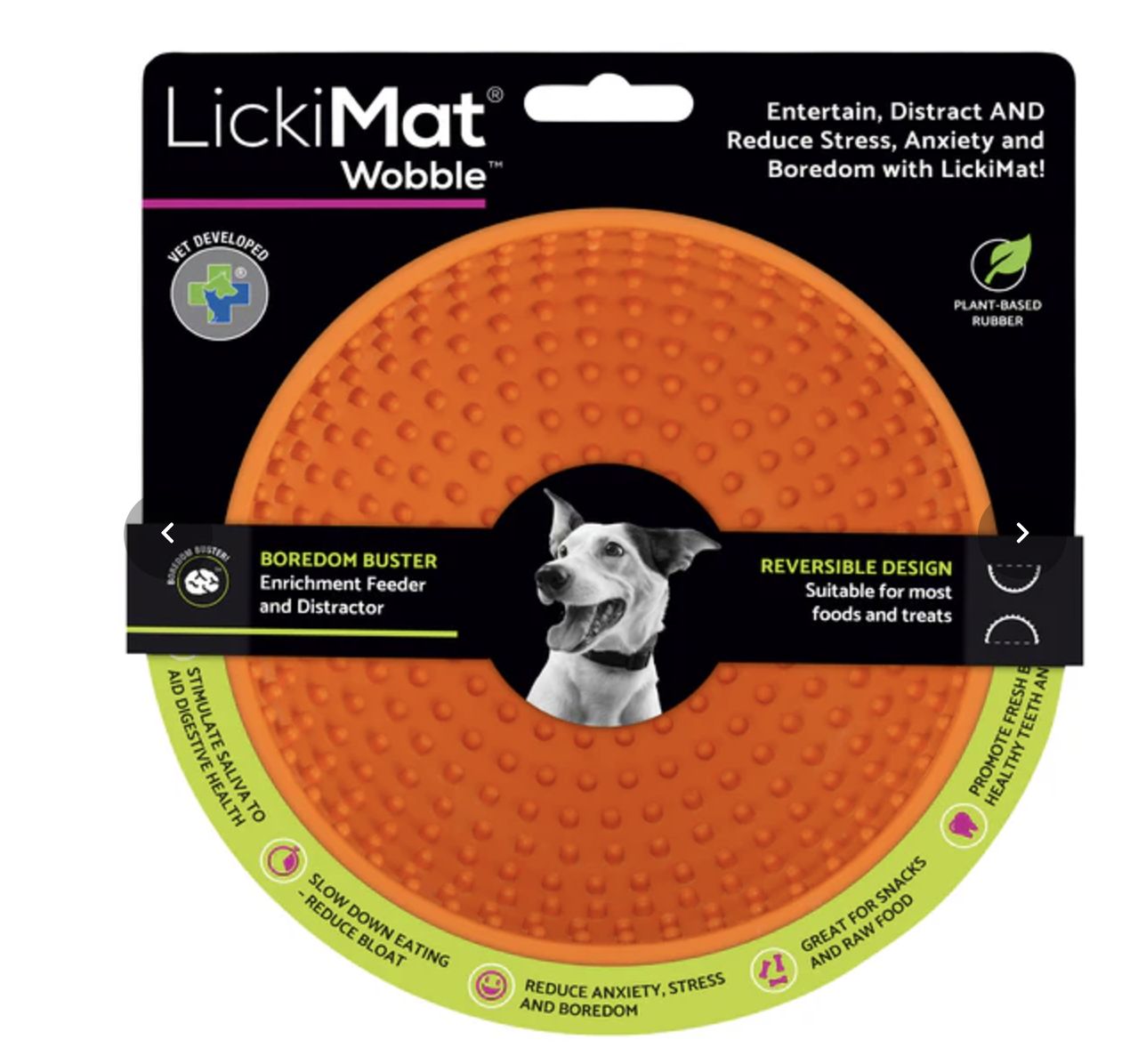 LickiMat Wobble Bowl - Orange