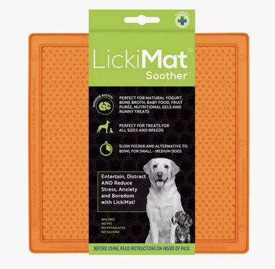 LickiMat Soother Mat Orange