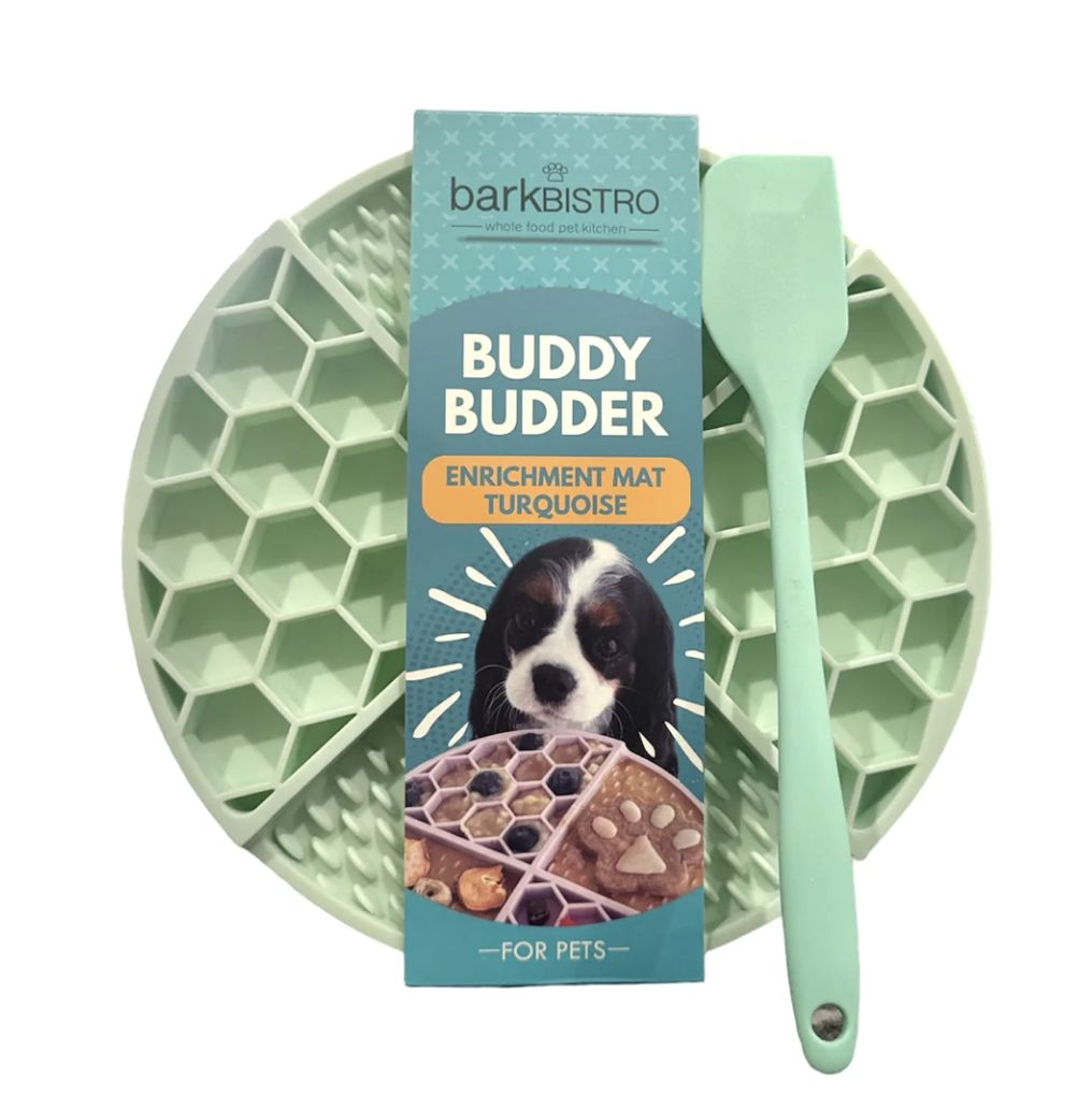 Bark Bistro Buddy Budder Enrichment Mat - Turquoise