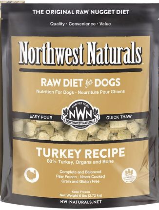 Northwest Naturals Freeze Dried Nuggets Turkey Recipe Dog Food 25oz