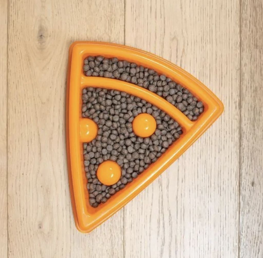 ZippyPaws Pizza Slow Feeder Bowl