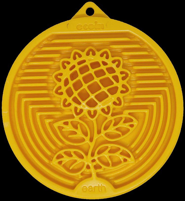 Sodapup Earth Sunflower Ecoin Durable Enrichment Dog Toy