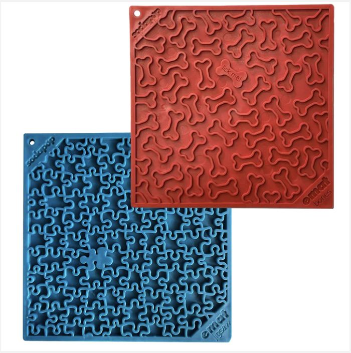 Sodapup Red Bones Enrichemnt Lick Mat - Large