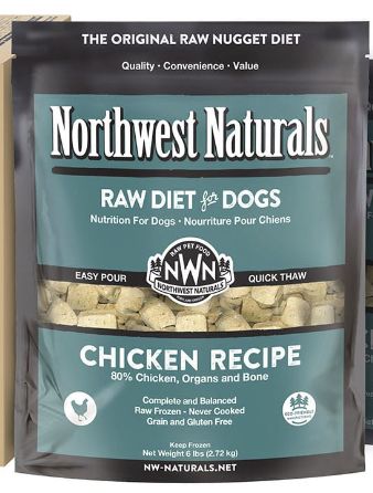 Northwest Naturals Freeze Dried Nuggets Chicken Recipe Dog Food 25oz