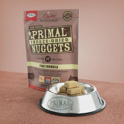 Primal Freeze Dried Nuggets Pork Formula Dog Food 14oz