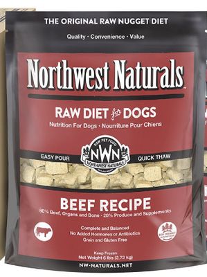 Northwest Naturals Freeze Dried Nuggets Beef Recipe Dog Food 25oz