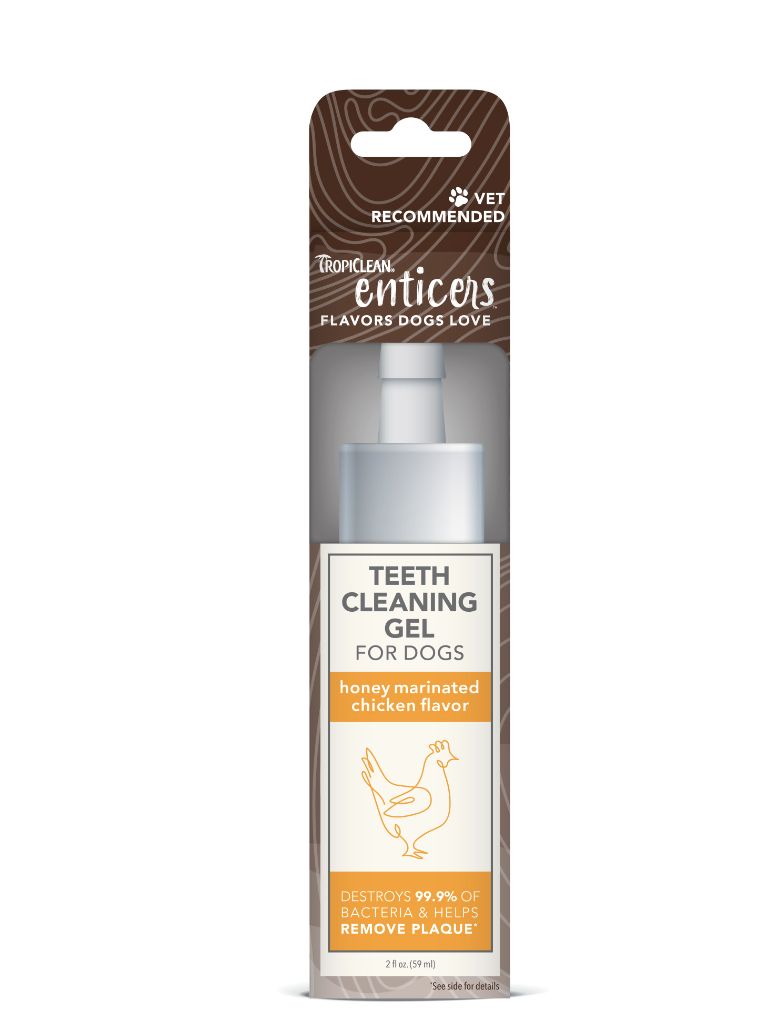 Tropiclean Enticers Teeth Cleaning Gel for Dogs - Chicken