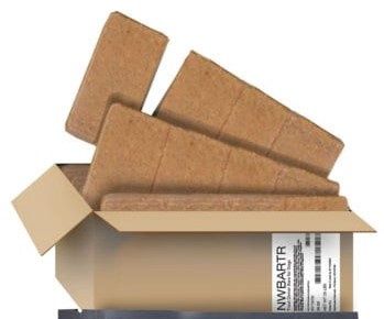 Northwest Naturals Frozen Raw Trout Recipe Dog Food 25lb Bulk Bars