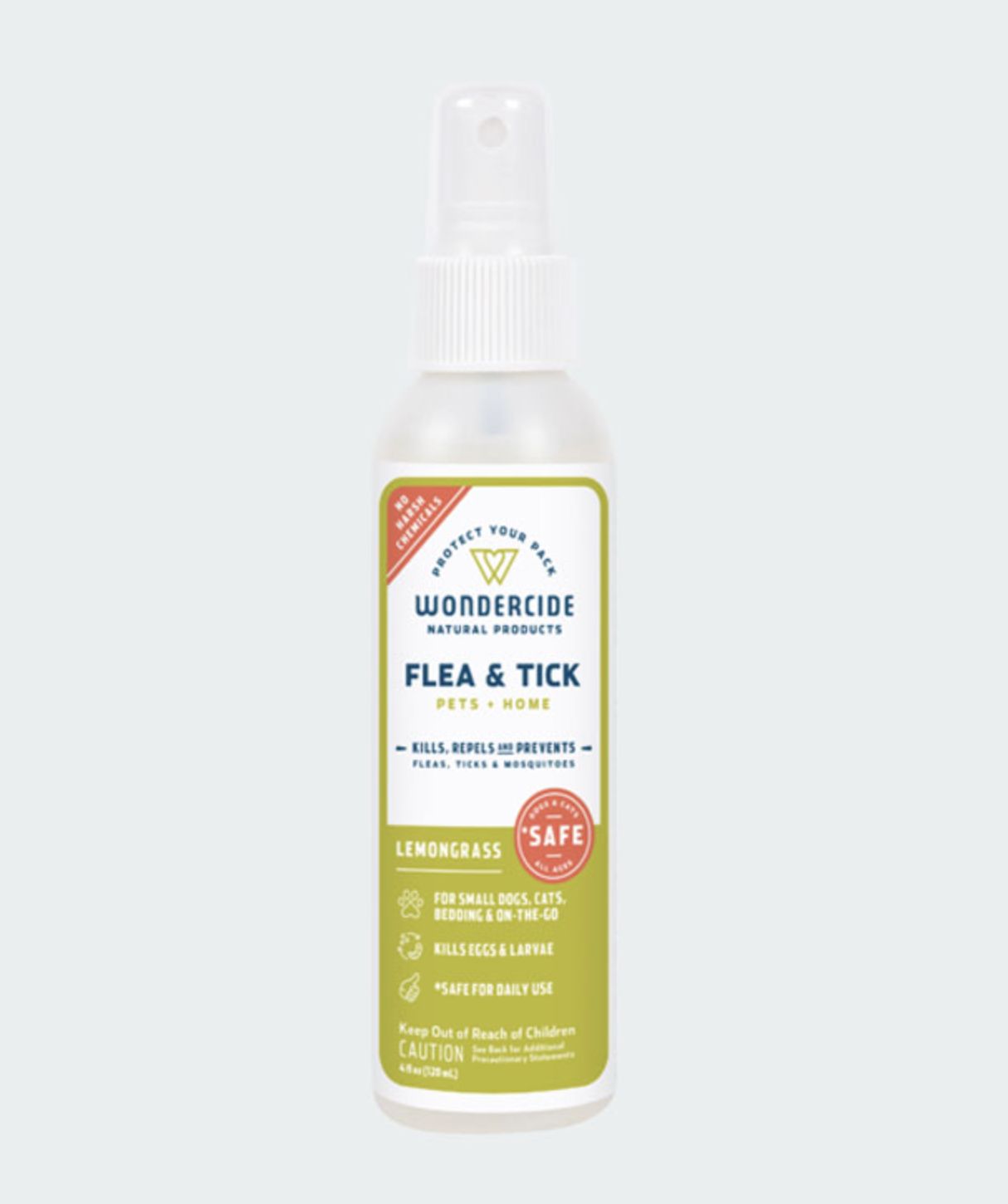 Wondercide Flea &amp; Tick Spray for Pets and Home Lemongrass Scent 4oz