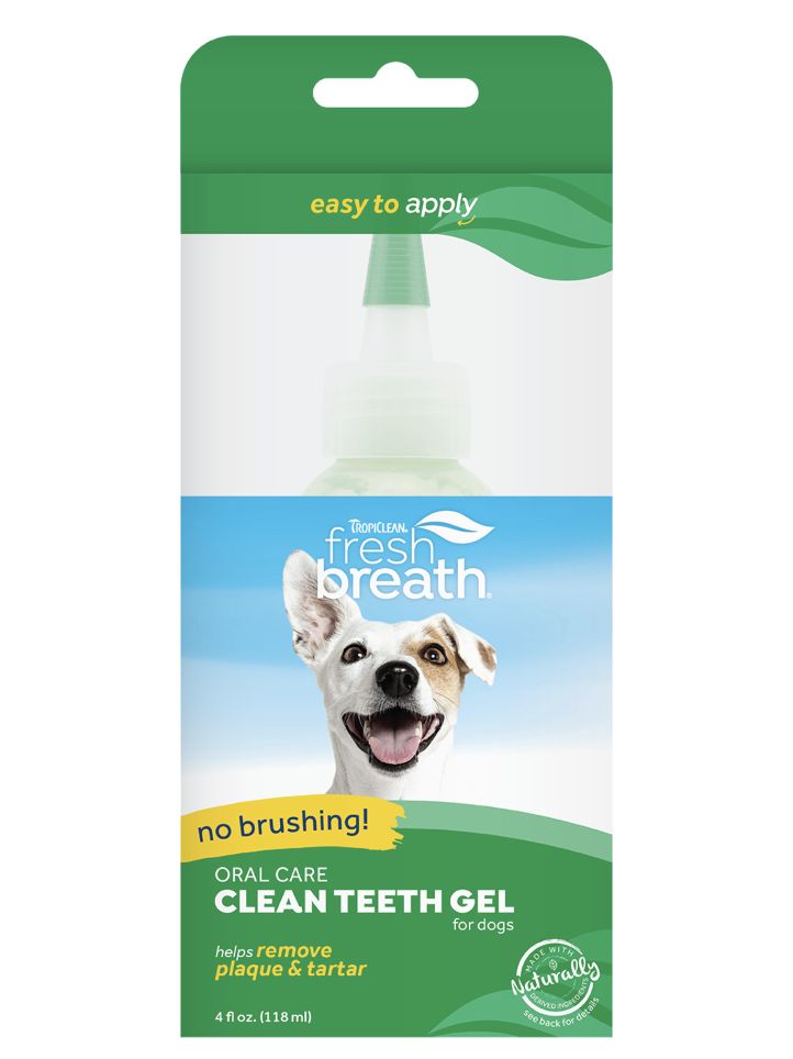 TropiClean Fresh Breath Dog Clean Teeth Gel 2oz