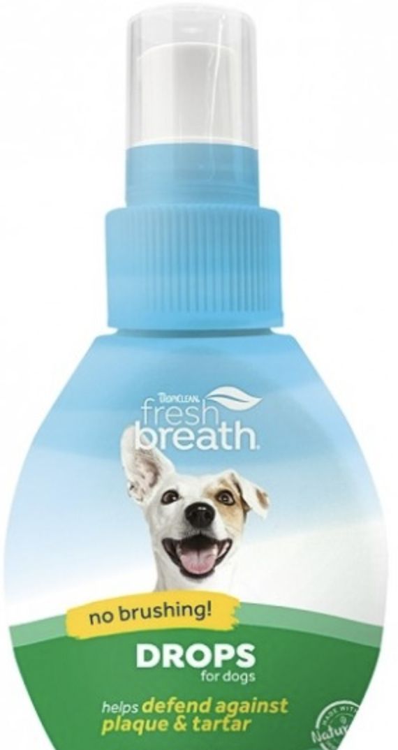 TropiClean Fresh Breath Drops Dogs 2.2fl oz