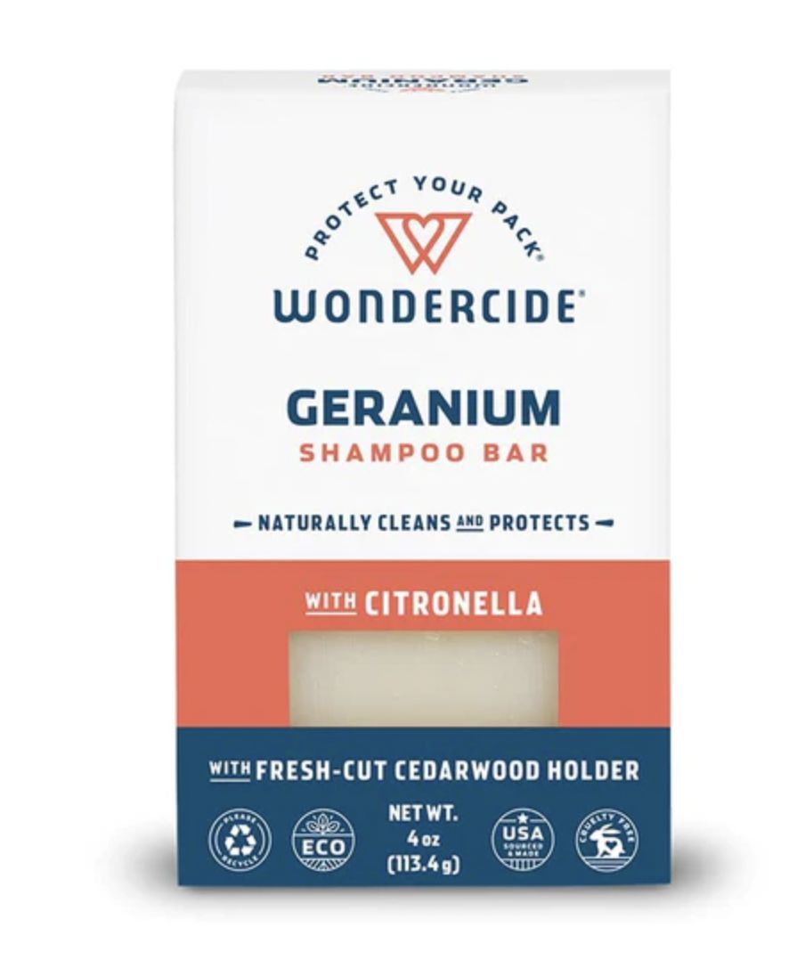 Wondercide Geranium Shampoo Bar with Citronella 4oz
