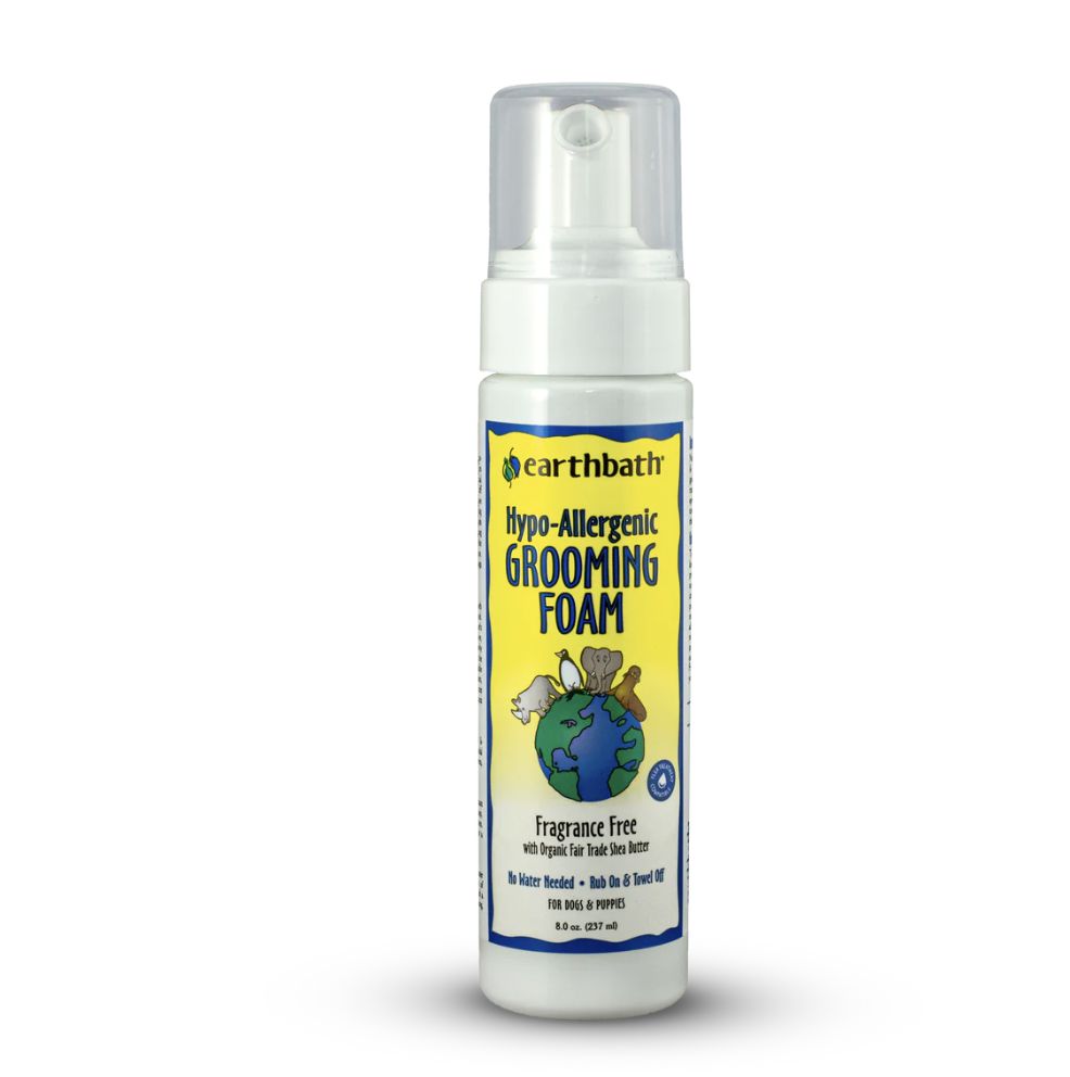 Earthbath Hypo-Allergenic Waterless Grooming Foam for dogs 8 oz