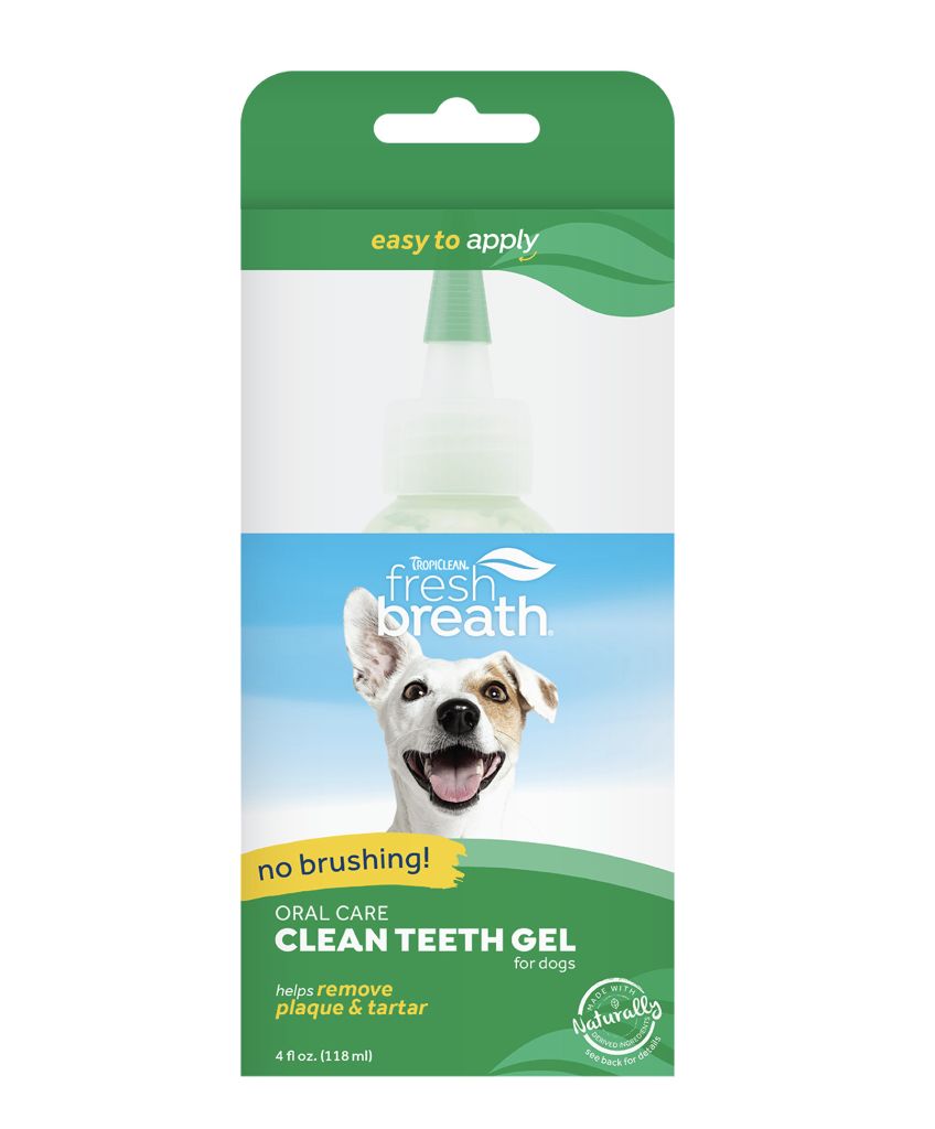 TropiClean Fresh Breath Dog Clean Teeth Gel 4 fl oz