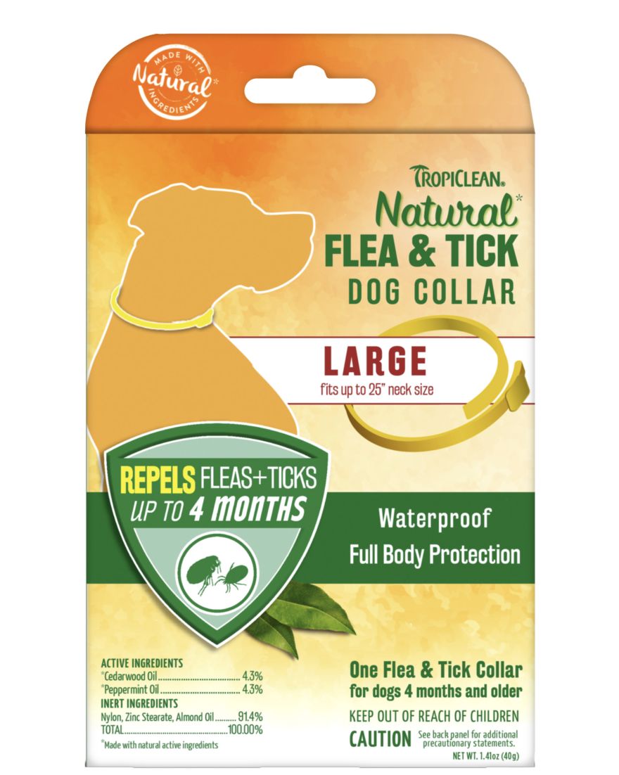 TropiClean Flea &amp; Tick Dog Collar Large