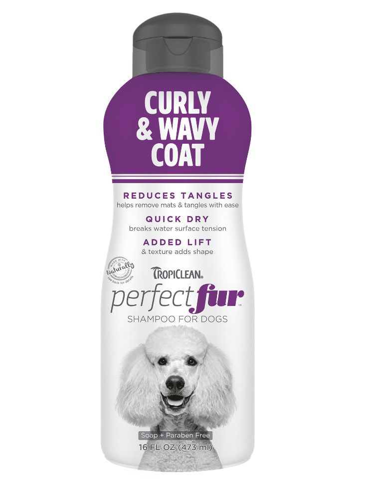 TropiClean Curly Coat Shampoo 16oz