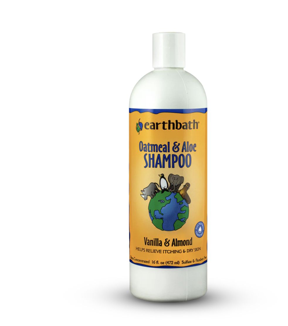 Earthbath Oatmeal &amp; Aloe Shampoo - Vanilla &amp; Almond 16oz