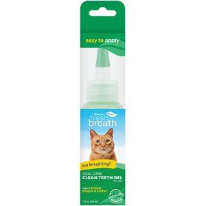 TropiClean Fresh Breath Cat Clean Teeth Gel 2oz