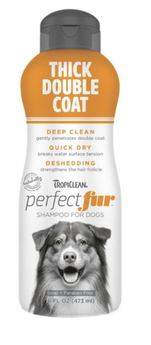 TropiClean Thick Double Coat Shampoo 16oz