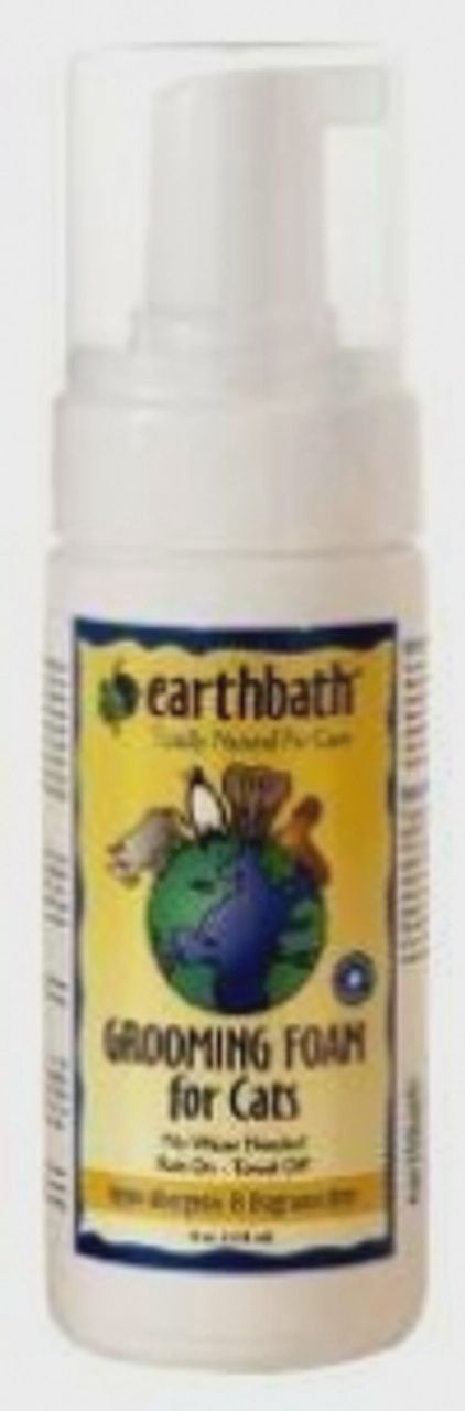 Earthbath Hypo-Allergenic Waterless Grooming Foam for Cats 4oz