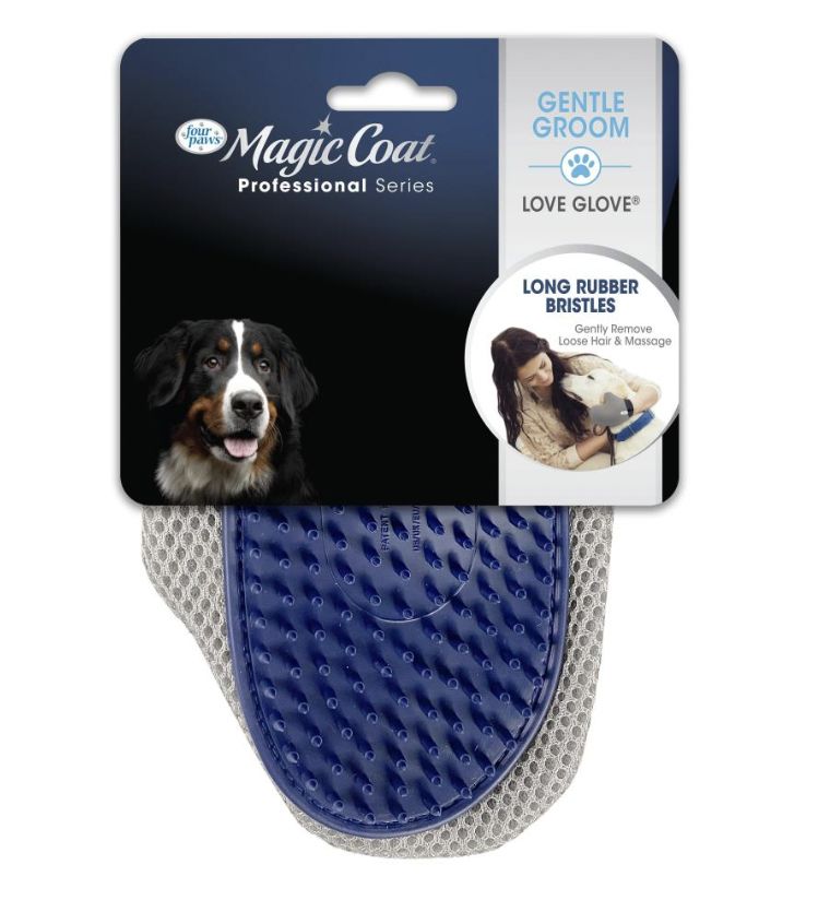 Four Paws Magic Coat Love Glove Grooming Mitt for Dogs