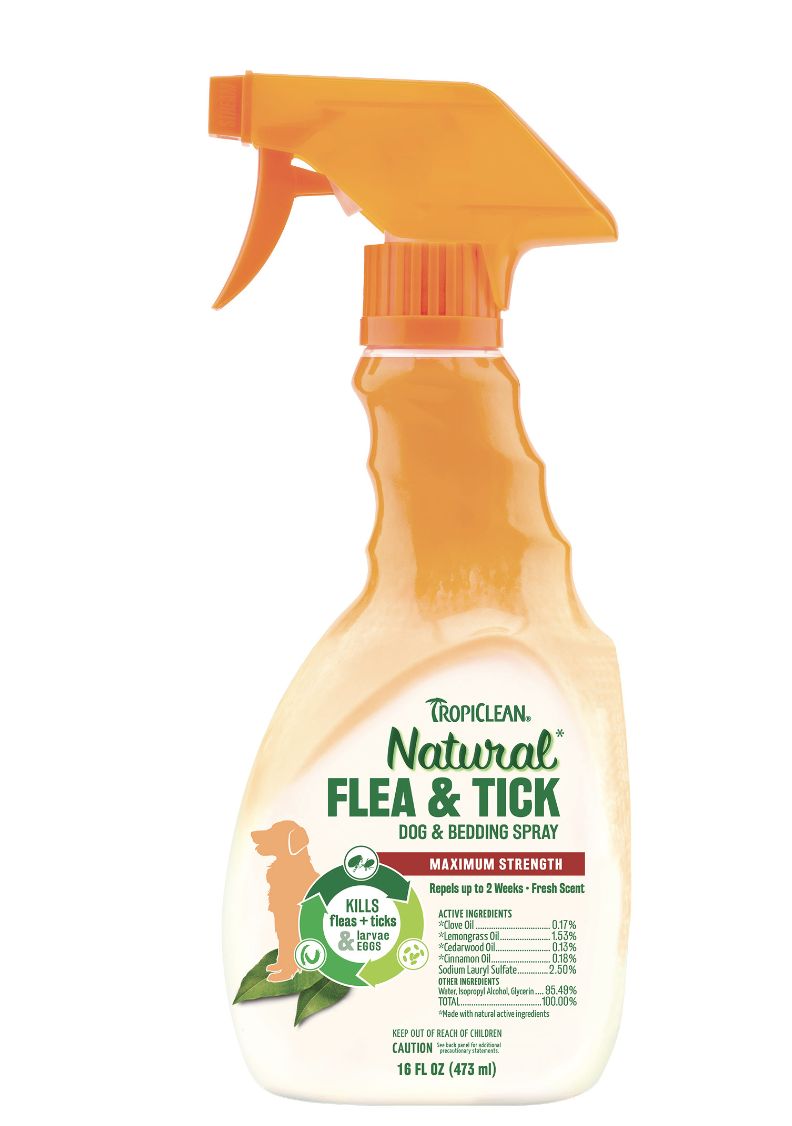 TropiClean Flea &amp; Tick Spray 16oz