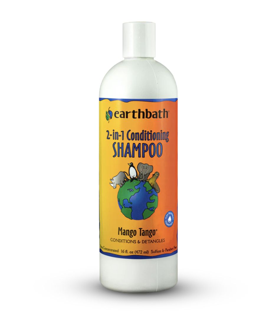 Earthbath 2-in-1 Conditioning Shampoo - Mango Tango  16 oz