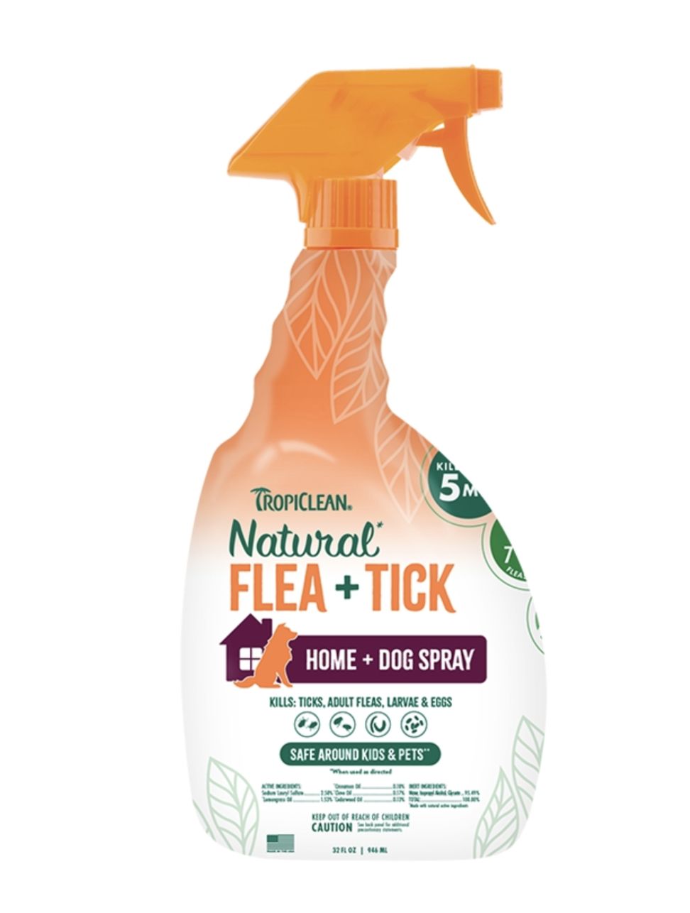 TropiClean Flea &amp; Tick Home Spray 32oz