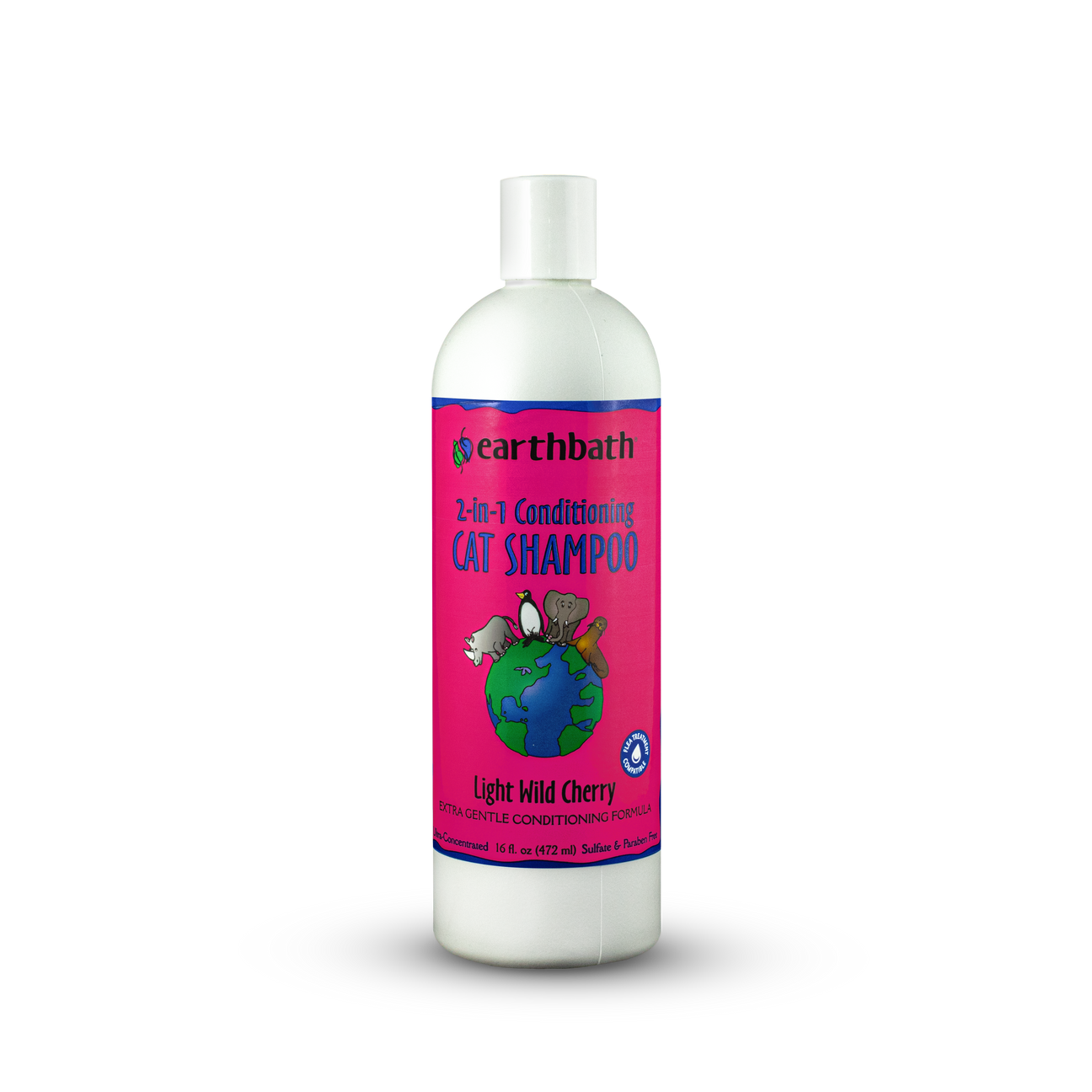Earthbath 2-in-1 Conditioning Cat Shampoo 16oz
