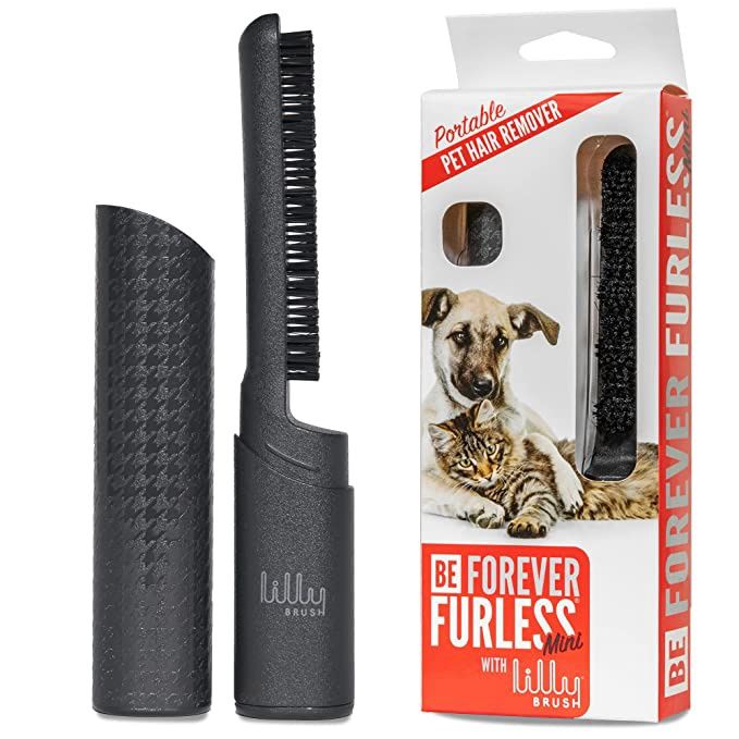Lilly Brush Be Forever Furless Mini Gray Pet Hair Remover