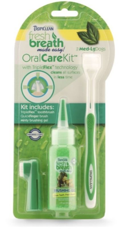 TropiClean Fresh Breath Dog Small Oral Care Kit