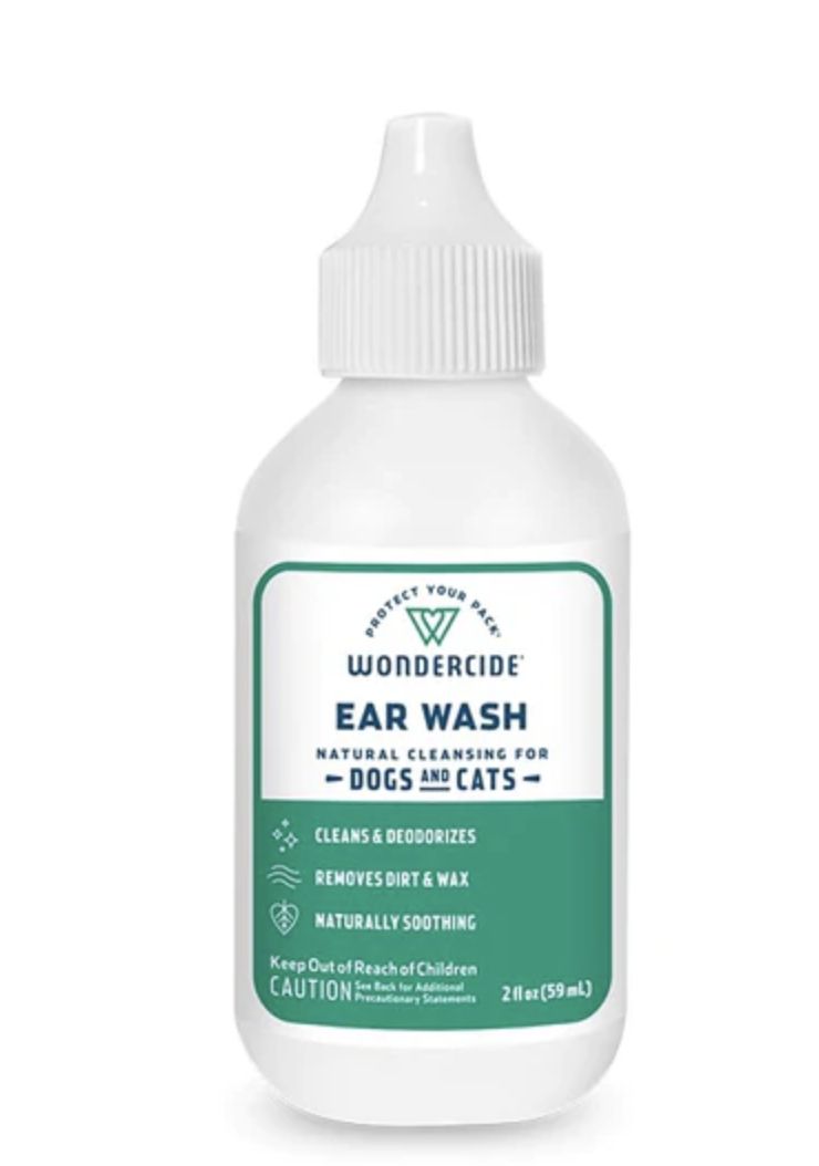 Wondercide Cleansing Ear Wash for Cats &amp; Dogs 2oz