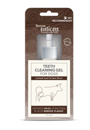 Tropiclean Enticers Teeth Cleaning Gel for Dogs - Beef