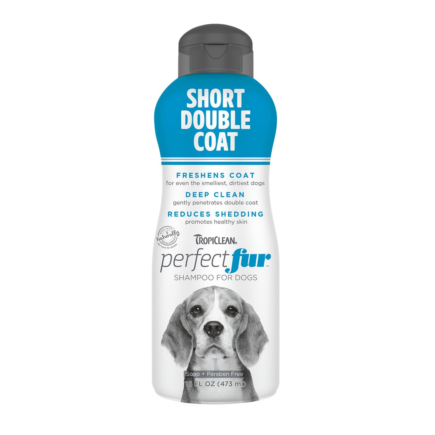 Tropiclean Perfect Fur Shampoo for Short Double Coat Dogs