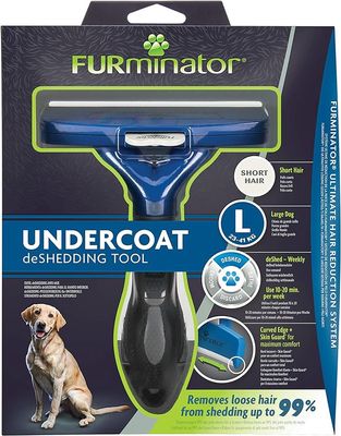 Furminator Deshedding Tool for Large Dogs with Short Hair