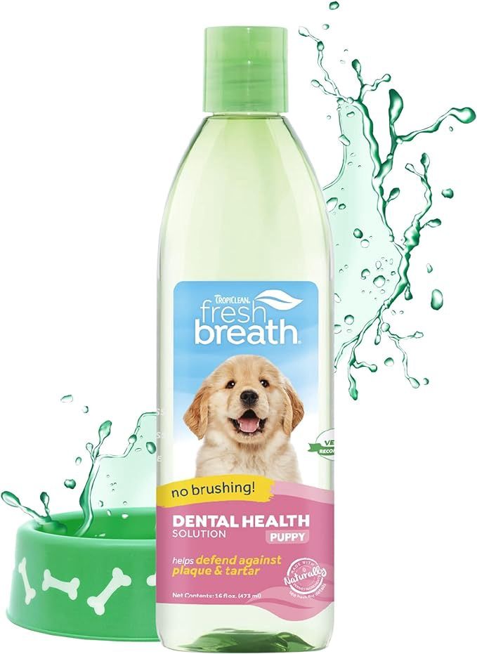 Tropiclean Fresh Breath Dental Health Solution Puppy 16oz