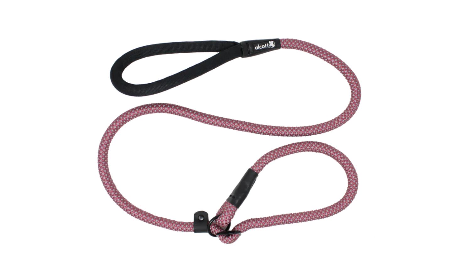 Alcott Slip Rope Dog Leash Red 5&#39; - Large 3/4&quot;