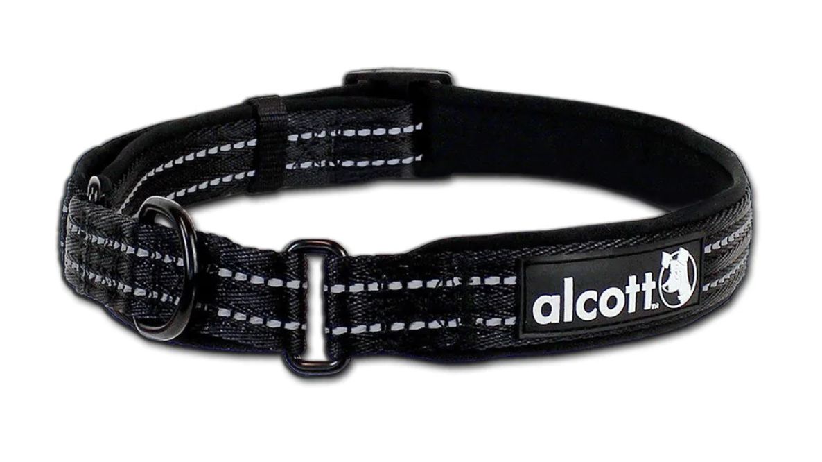 Alcott Martingale Dog Collar Black - Large
