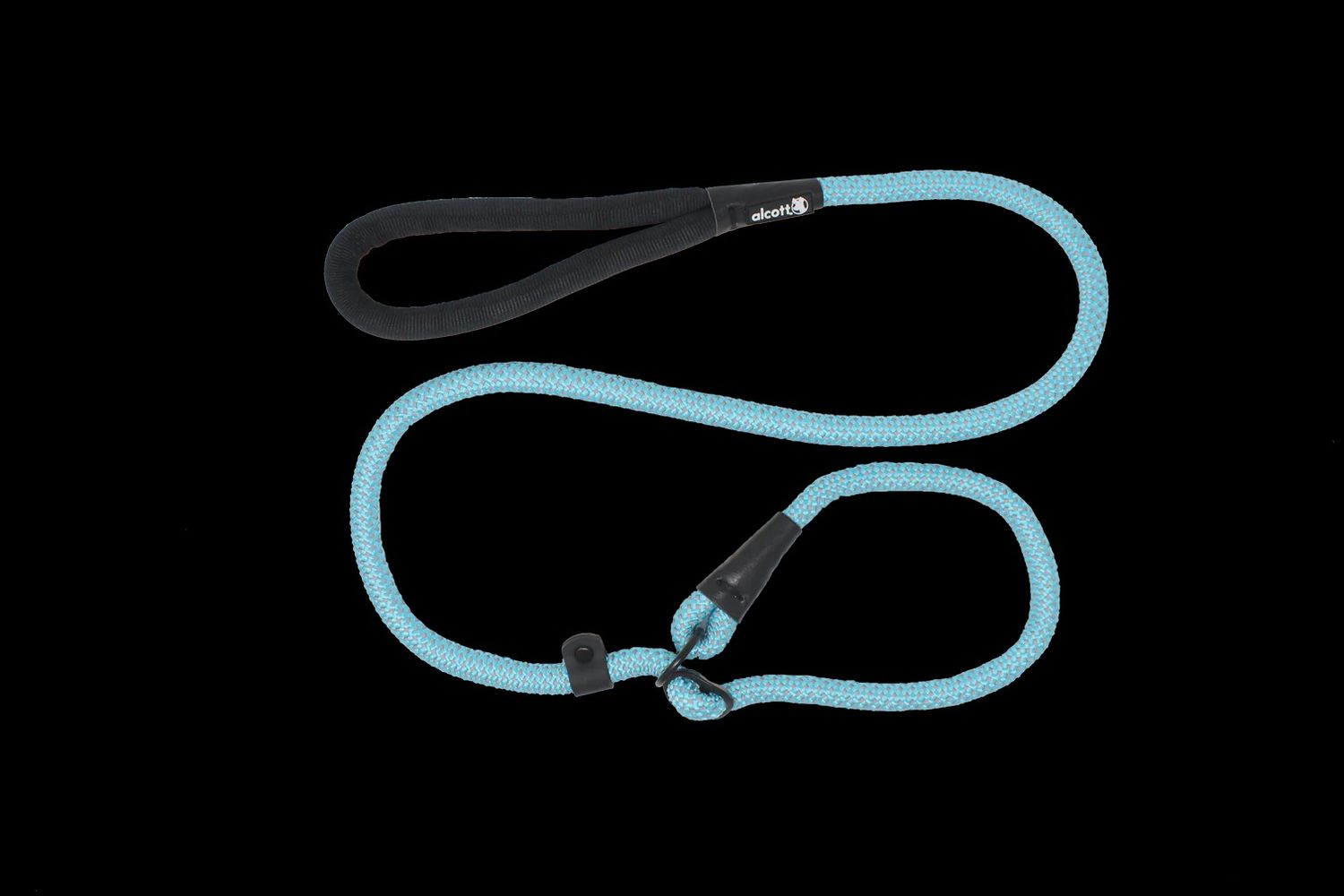 Alcott Slip Rope Dog Leash Blue 5&#39; - Medium 1/2&quot;
