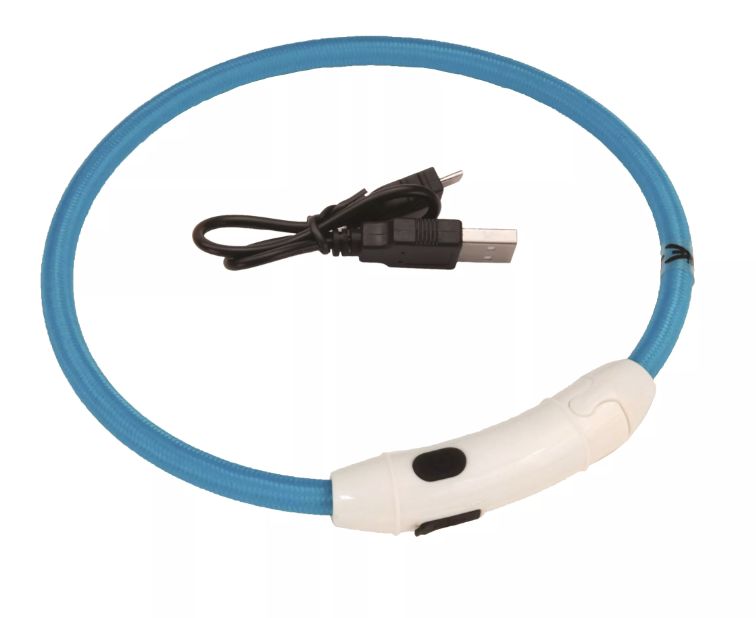 Coastal USB Light-Up Neck Ring Blue - 24&quot;