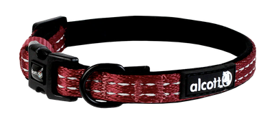 Alcott Adventure Dog Collar Bright Red - Extra Small