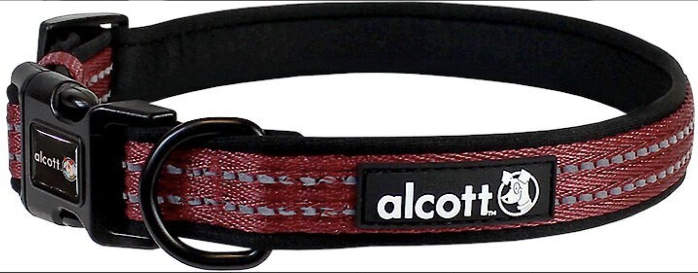 Alcott Adventure Dog Collar Red - Small
