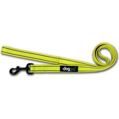 Doggo Reflective Nylon Leash Yellow 5&#39;