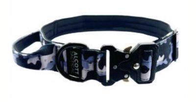 Alcott 11-15&quot; Small Black Camo Tactical Dog Collar