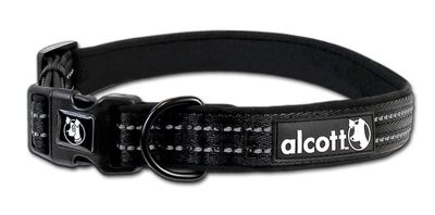 Alcott Adventure Dog Collar Black - Small